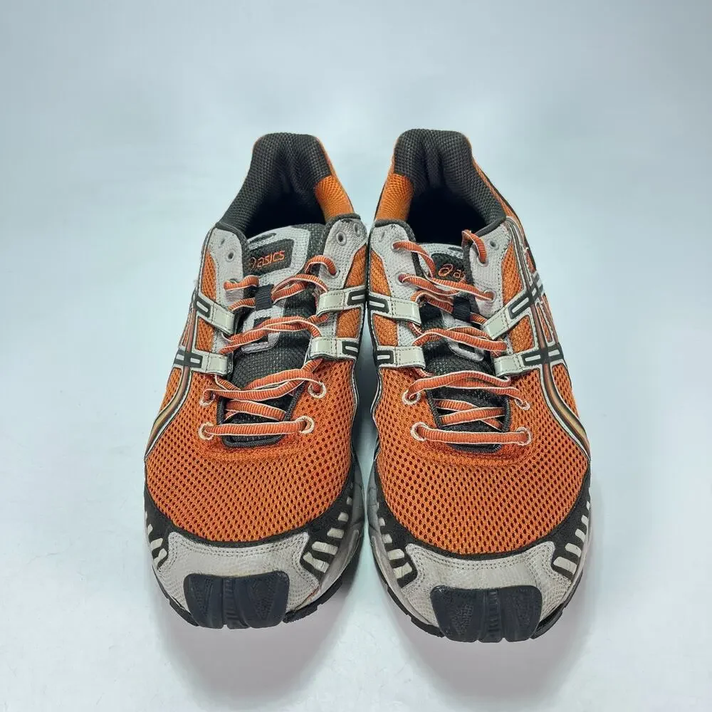 Asics Gel-Trabuco 10 Black Orange Outdoor Trail Running Shoes TN7B0 Mens Size 13